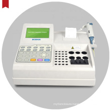 biobase PT/APTT/FIB/TT Tester 4Channel Semi-auto Coagulation Analyzer for lab